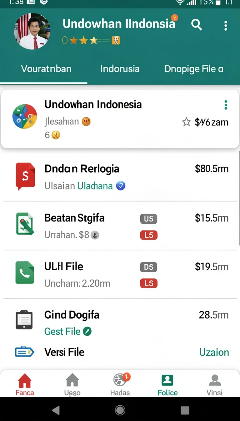 jktok tampilan unduhan